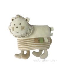 Almohada de bebé de peluche león